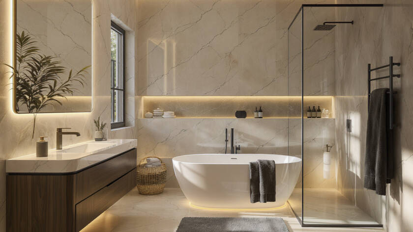 luxury bathroom